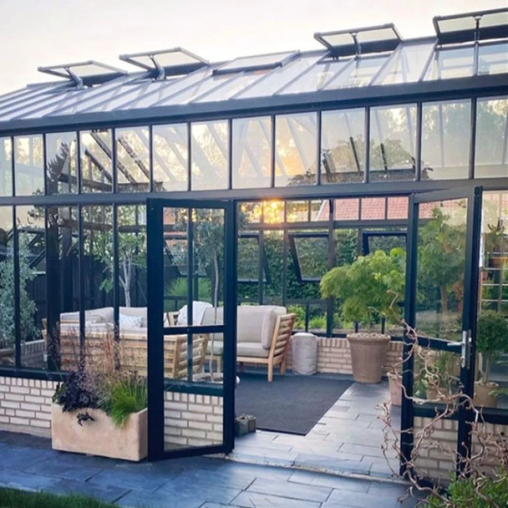 Exaco Janssens | Gigant Large Luxury Greenhouse with 4mm Tempered Glass Glazing