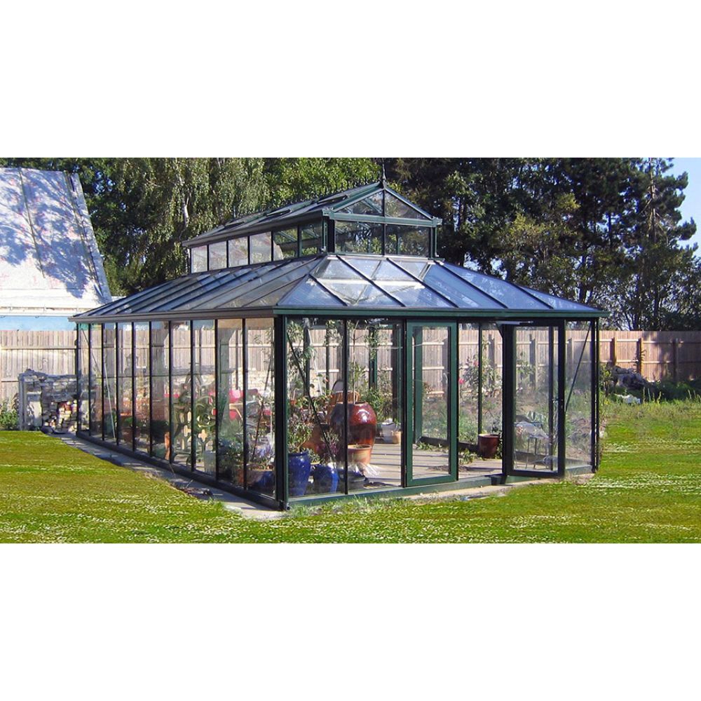 Janssens  Cathedral Victorian Greenhouse with Large Cupola