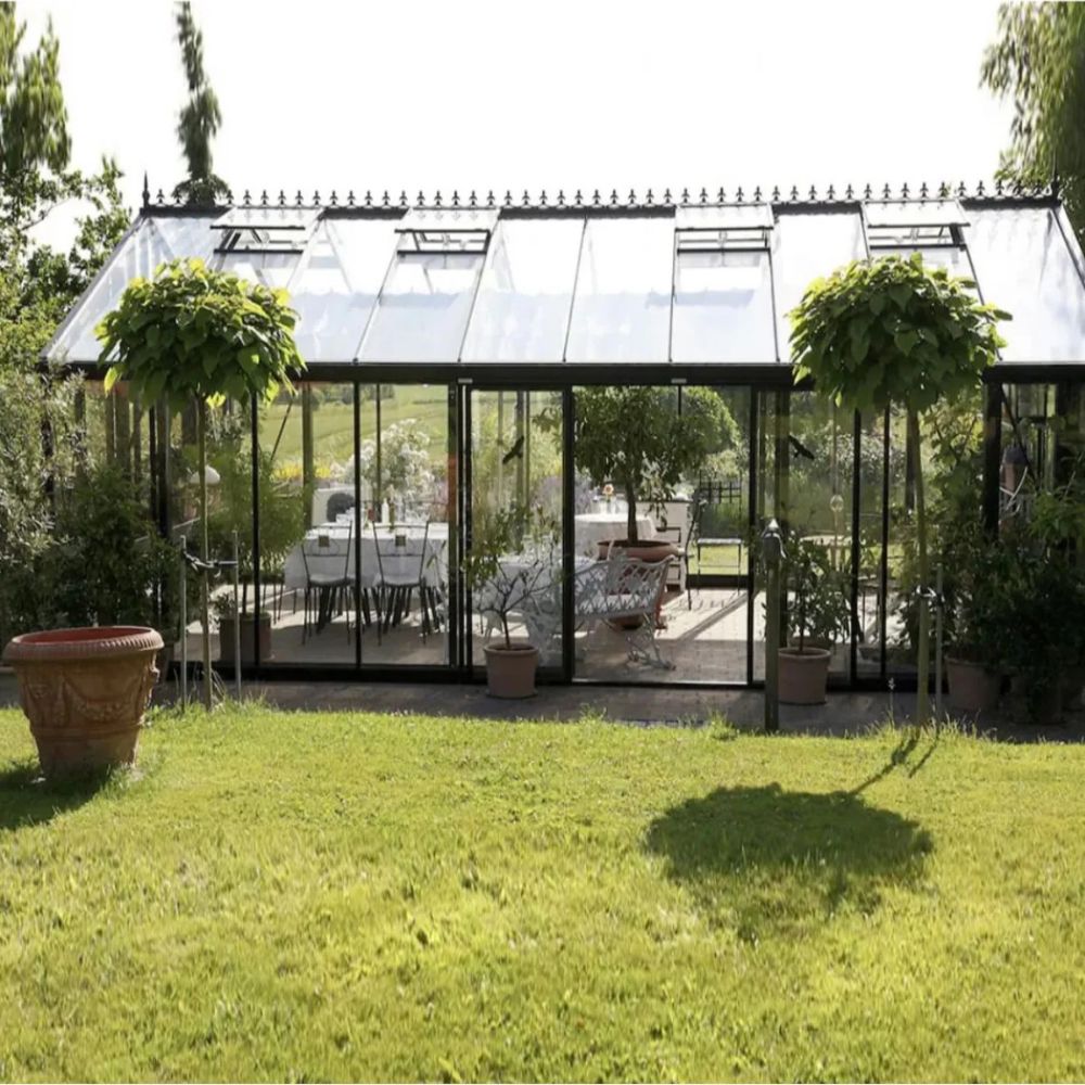 Exaco Janssens | Gigant Large Luxury Greenhouse with 4mm Tempered Glass Glazing