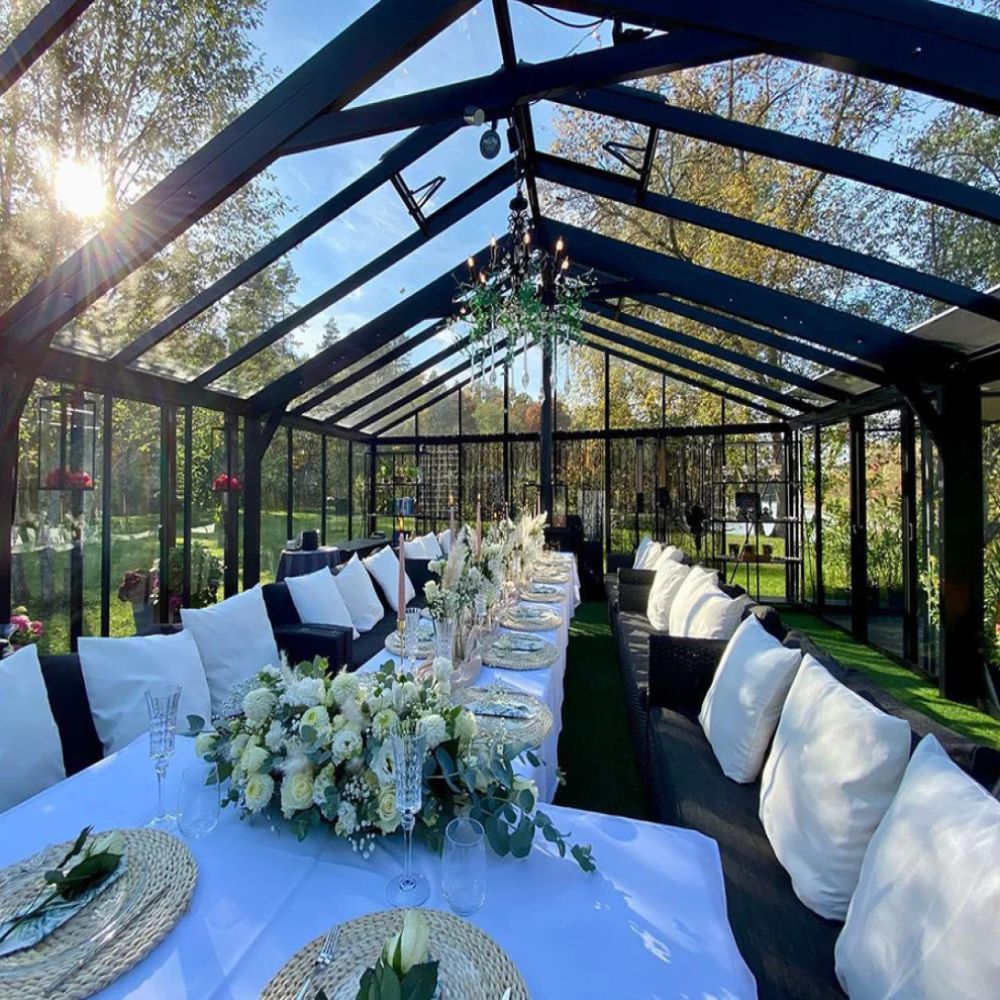 Exaco Janssens | Gigant Large Luxury Greenhouse with 4mm Tempered Glass Glazing