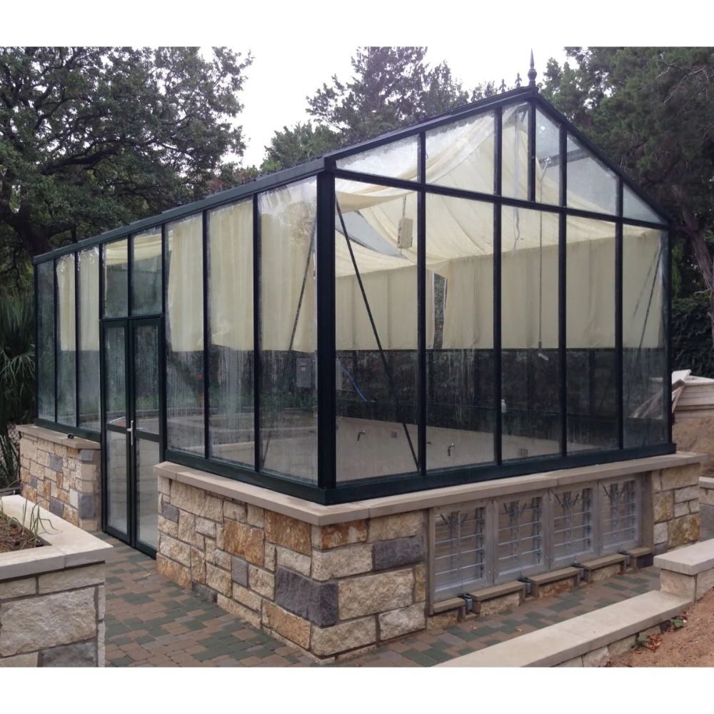 Exaco Janssens | 12.5x20x9 ft Royal Victorian VI 46 Large Glass Greenhouse Kit With 4mm Tempered Glass Glazing