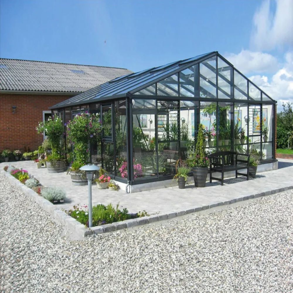 Exaco Janssens | Gigant Large Luxury Greenhouse with 4mm Tempered Glass Glazing