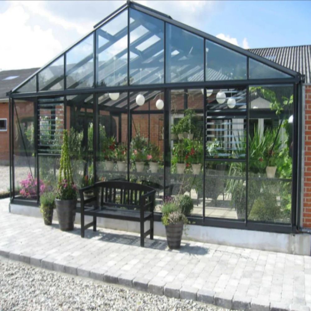 Exaco Janssens | Gigant Large Luxury Greenhouse with 4mm Tempered Glass Glazing