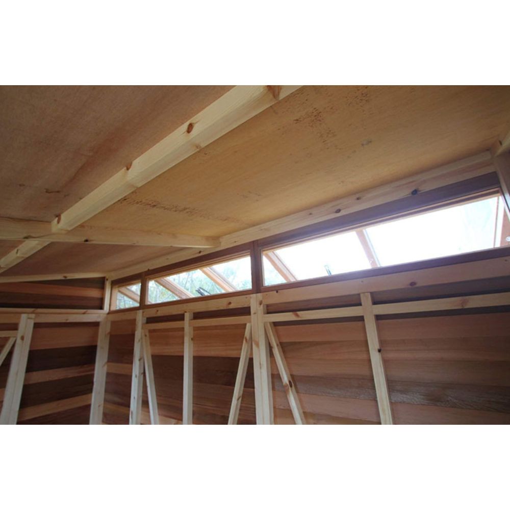 Alton Fusion 10 Cedar Greenhouse and Storage Shed Combo