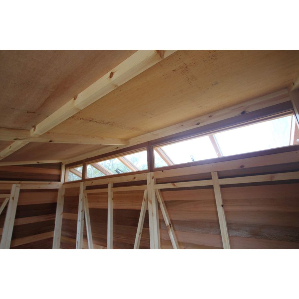 Alton Fusion 10 Cedar Greenhouse and Storage Shed Combo
