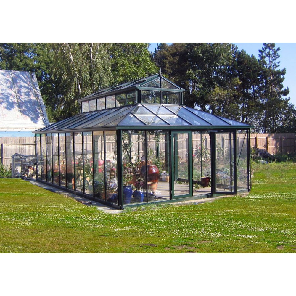 Janssens  Cathedral Victorian Greenhouse with Large Cupola