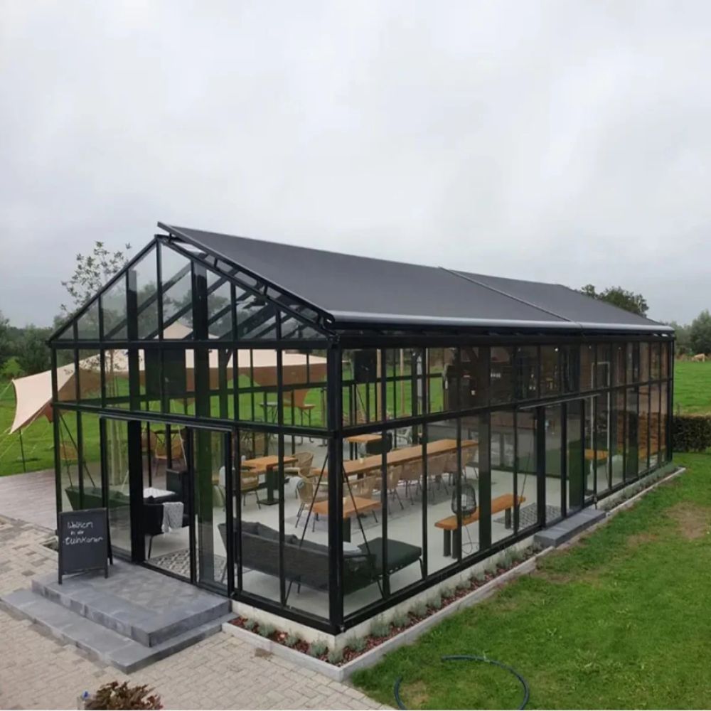 Exaco Janssens | Gigant Large Luxury Greenhouse with 4mm Tempered Glass Glazing