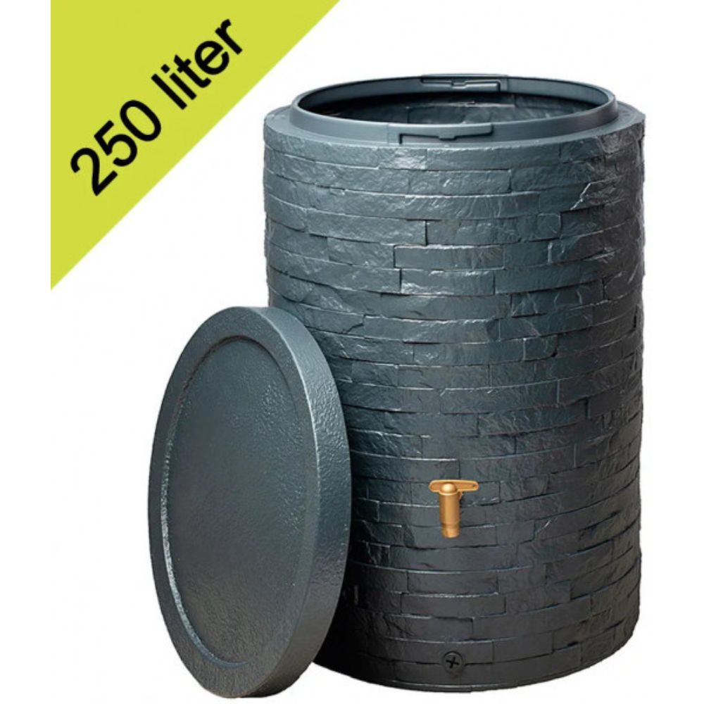 Exaco ARONDO RAINWATER TANK 250L / 66 Gallon GREY