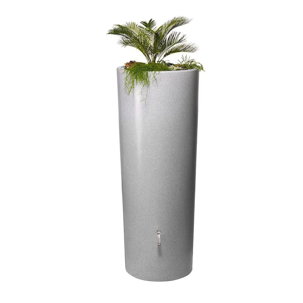 Exaco Stone 2n1 Water Tank 350L / 93 Gallon SILVER with Plant cup