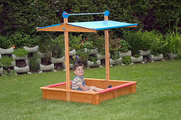 Exaco Felix Sandbox With Adjustable Roof